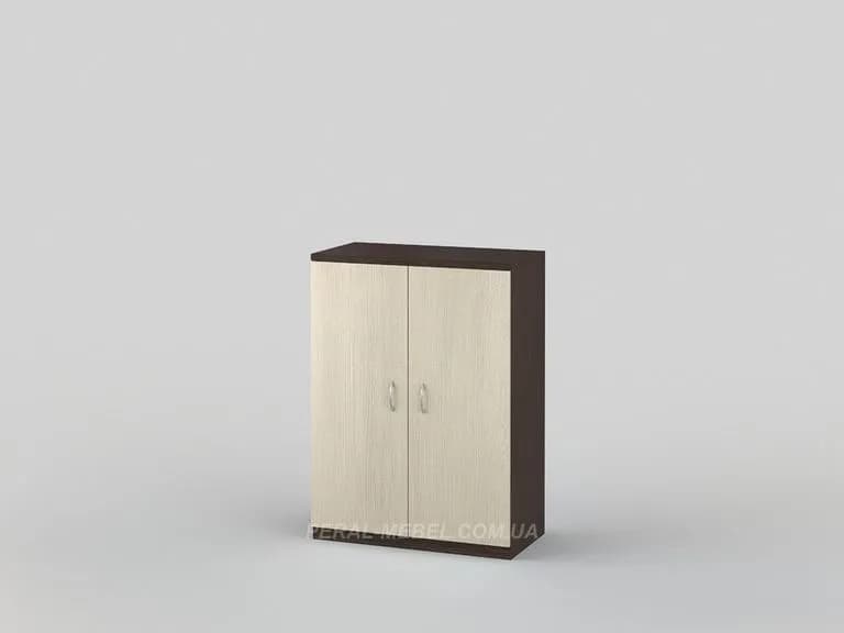 Шафа закрита з полицями 1135x800x320 венге