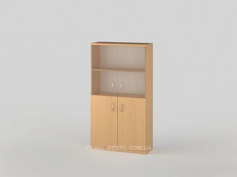 Шафа відкрита зі склом 1495x800x320 бук