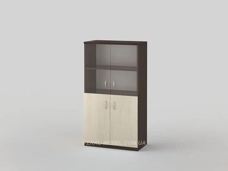 Шафа відкрита зі склом 1495x800x320 венге