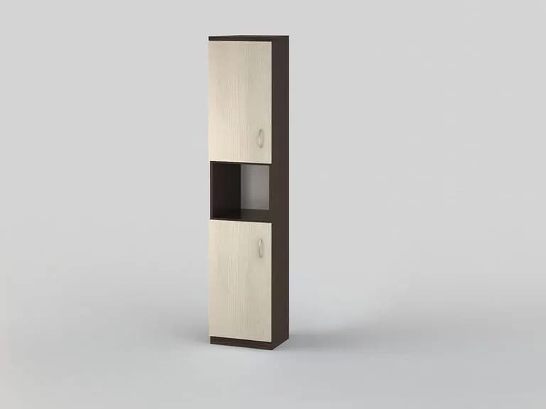 Шафа-пенал з відкритою полицею 1850x400x320 венге